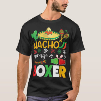 女性ナチョアベレージボクサーシンコ・デ・マヨパーティーフェス Tシャツ