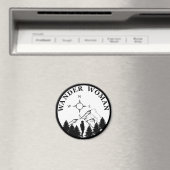 女性ハイキングヴィンテージ マグネット (インサイチュ (食洗機))