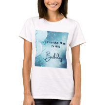 女性ハッピーバースデーTシャツ