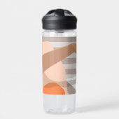 女性ハンドプッシュ目覚まし時計スヌーズボタン ウォーターボトル (正面)