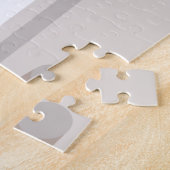 女性ハンドプッシュ目覚まし時計スヌーズボタン ジグソーパズル (側面)