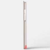 女性ハンドプッシュ目覚まし時計スヌーズボタン Case-Mate iPhoneケース (裏面 / 左)