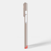 女性ハンドプッシュ目覚まし時計スヌーズボタン Case-Mate iPhoneケース (裏面 / 左)