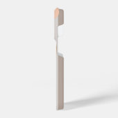 女性ハンドプッシュ目覚まし時計スヌーズボタン iPhoneケース (左側面)