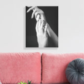 女性ハンド キャンバスプリント (インサイチュ (リビング))