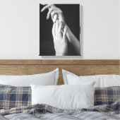 女性ハンド キャンバスプリント (インサイチュ (寝室))