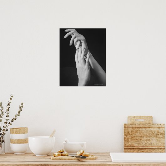 女性ハンド ポスター (キッチン)