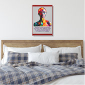 女性ハート キャンバスプリント (インサイチュ (寝室))