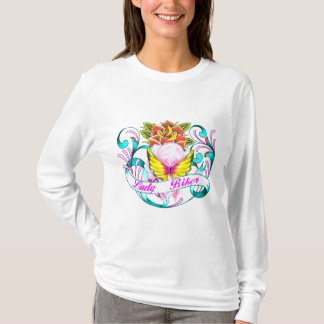 女性バイクもしくは自転車に乗る人1 Tシャツ