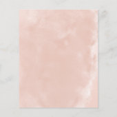 女性バジェット80thバースデーパーティードレス招待状 (裏面)