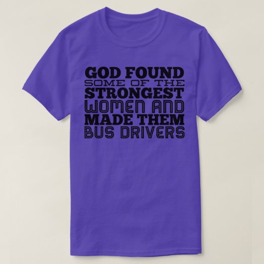 女性バスドライバー Tシャツ (デザイン正面)