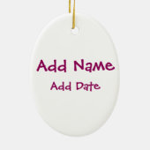 女性バス運転手 セラミックオーナメント (裏面)