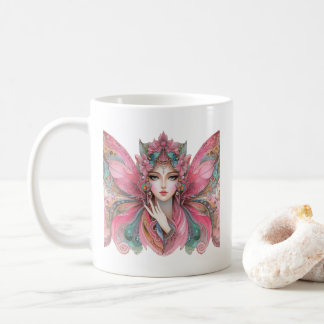 女性バタフライ コーヒーマグカップ