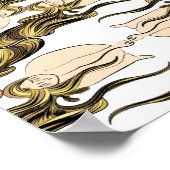 女性パズル ポスター (角)