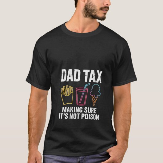 女性パパ税が毒Dでないことを確おもしろい認 Tシャツ (正面)
