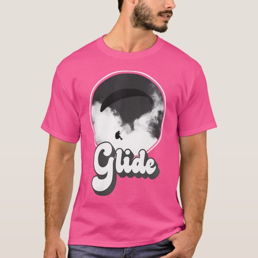 女性パラグライディングスカイダイビングパラシュート装置 Tシャツ (正面)