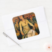 女性パワーの精神 スクエアシール (封筒)