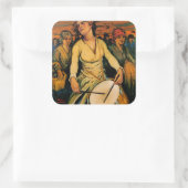 女性パワーの精神 スクエアシール (バッグ)