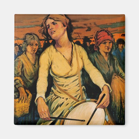 女性パワーの精神 マグネット (正面)