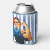 女性パワークーラーボックス 缶クーラー (缶裏面)