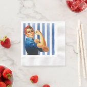 女性パワーペーパーナプキン 縁ありカクテルナプキン (インサイチュ)