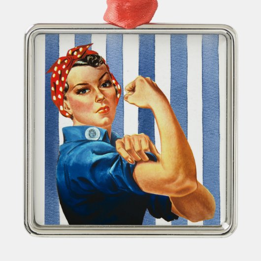 女性パワーメタルオーナメント メタルオーナメント (正面)