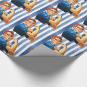 女性パワーラッピング紙 ラッピングペーパー (角)