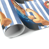 女性パワーラッピング紙 ラッピングペーパー (ロールコーナー)