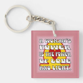 女性パワー キーホルダー