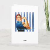 女性パワー グリーティングカード (裏面)