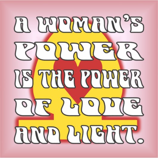 女性パワー シール (正面)