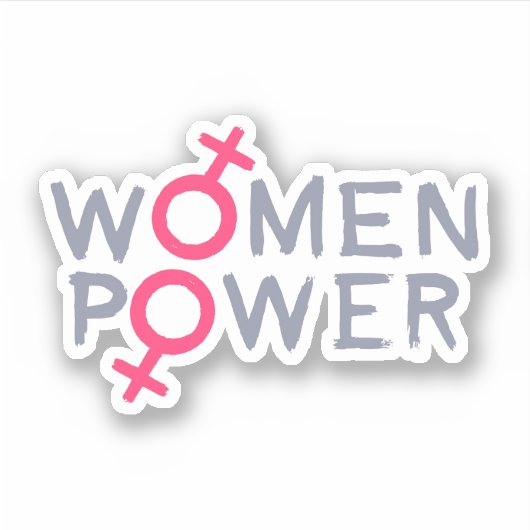 女性パワー シール (正面)