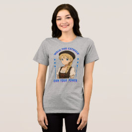 女性パワー トライブレンドTシャツ