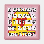 女性パワー マグネット (正面)