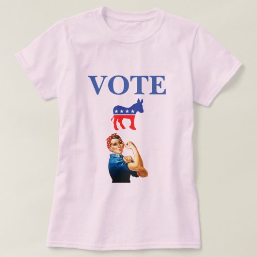 女性パワーTシャツ Tシャツ (デザイン正面)