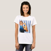 女性パワーTシャツ Tシャツ (正面フル)