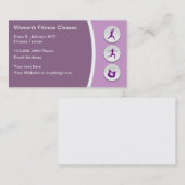 女性パーソナルトレーナー名刺 名刺 (正面/裏面)