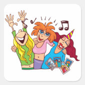 女性パートナー スクエアシール (正面)