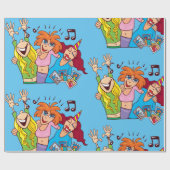 女性パートナー ラッピングペーパー (フラット)