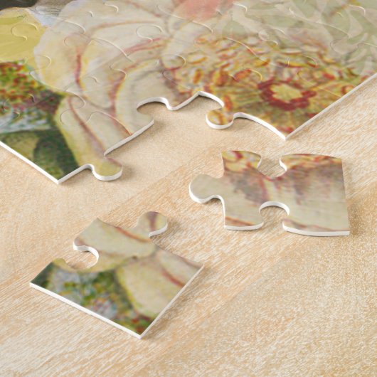 女性ビクトリアンおもしろい車 ジグソーパズル (側面)