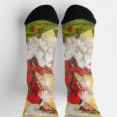 女性ビクトリアンおもしろい車 ソックス (上部)