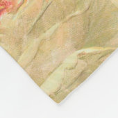 女性ビクトリアンおもしろい車 フリースブランケット (角)