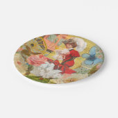 女性ビクトリアンおもしろい車 ペーパープレート (アングル)