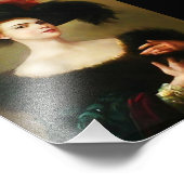 女性ビクトリアンウォールアートビクトリアン、ウォールアート、アート フォトプリント (角)