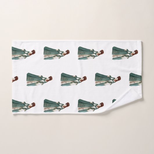 女性ビクトリアンバスルーム用タオルセット バスタオルセット (ハンドタオル)