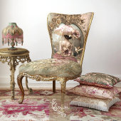 女性ビクトリアンポートレートバックヴィンテージバロック 薄葉紙