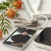 女性ビクトリアン冬場ポートレートヴィンテージ キーホルダー (正面右)