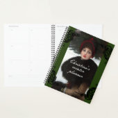 女性ビクトリアン冬場ポートレートヴィンテージ プランナー手帳 (ディスプレー)