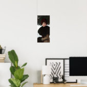 女性ビクトリアン冬場ポートレートヴィンテージ ポスター (ホームオフィス)