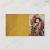 女性ビクトリアン名刺 名刺 (正面)